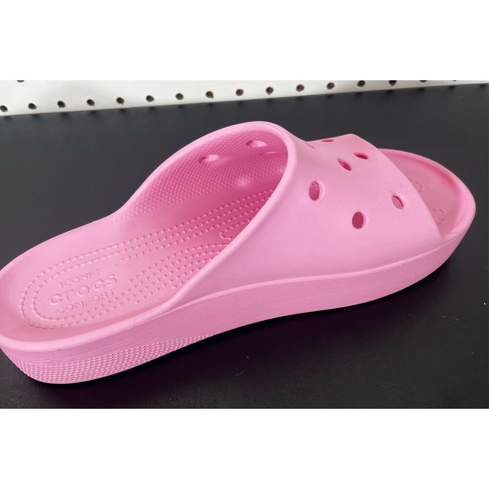 Crocs Platform Slides Size 10 - image 5
